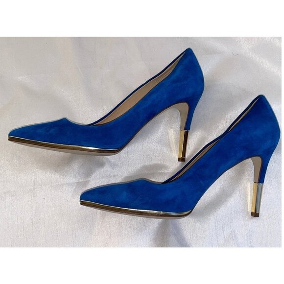 J.CREW Everly Suede Metallic-Trim Stilettos - Picture 7 of 10